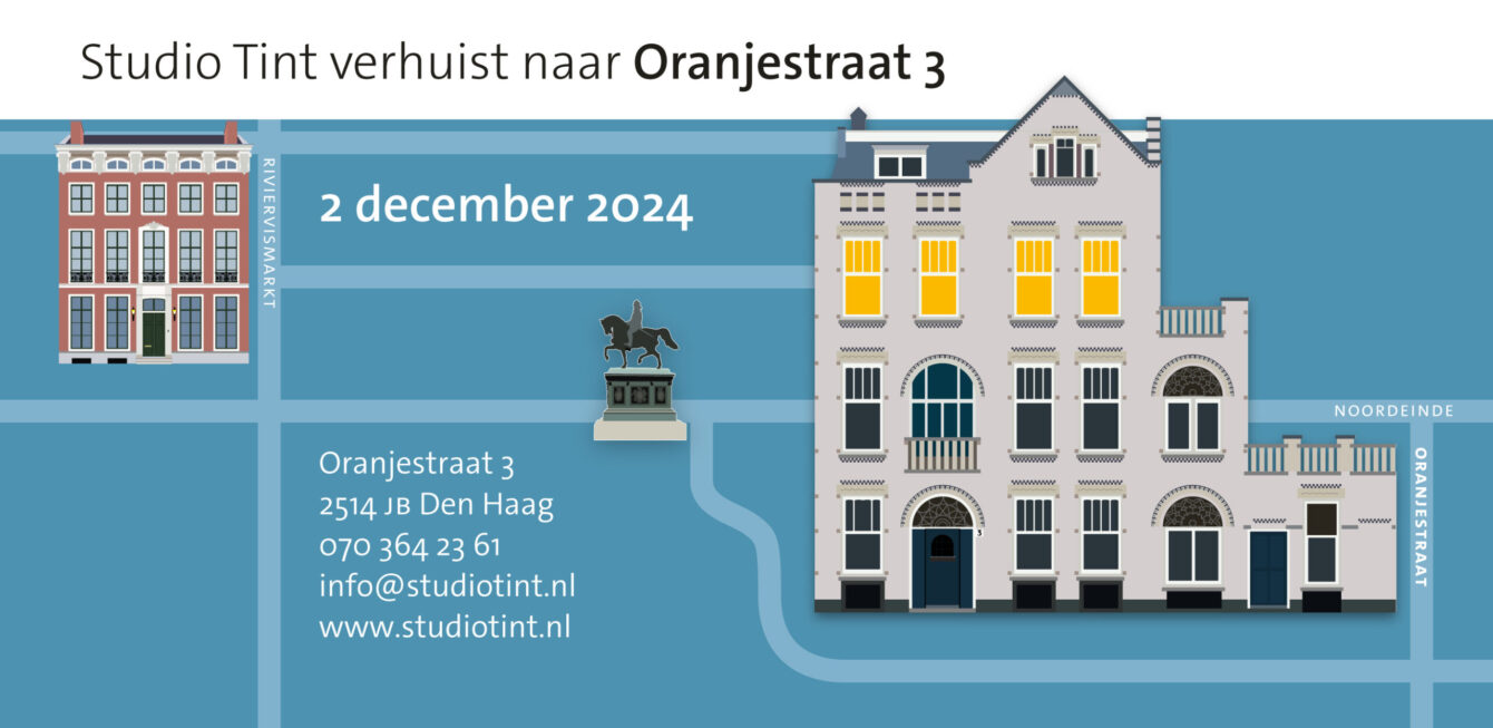 Studio Tint gaat verhuizen op 2 december